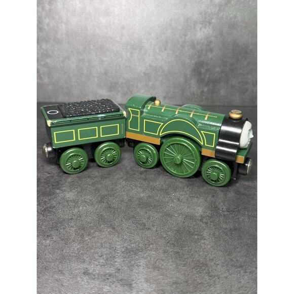 Thomas & Friends Train Wooden Railway 2003 Emily & Tender - Picture 4 of 7